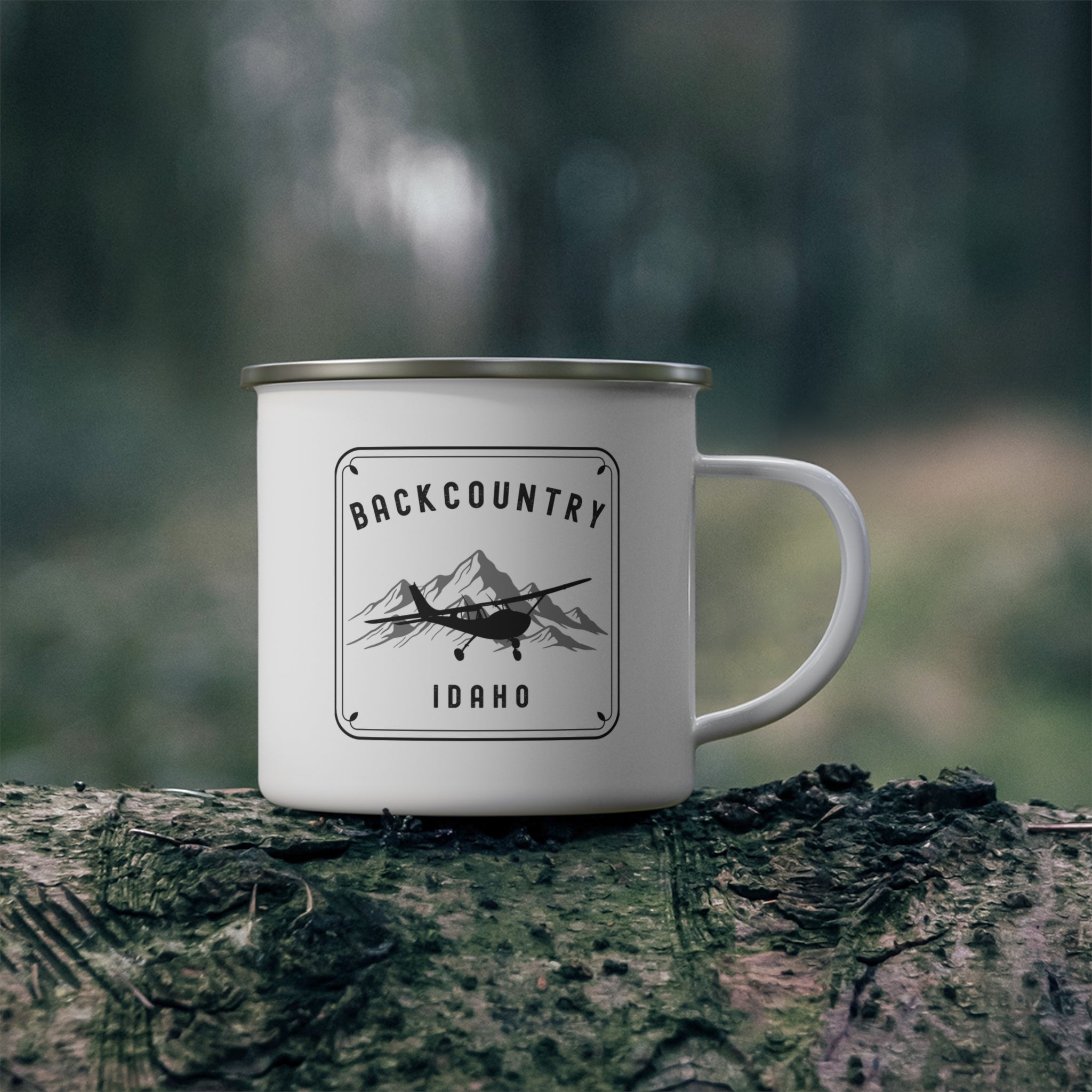 Short Final Apparel | Backcountry C182 Enamel Mug