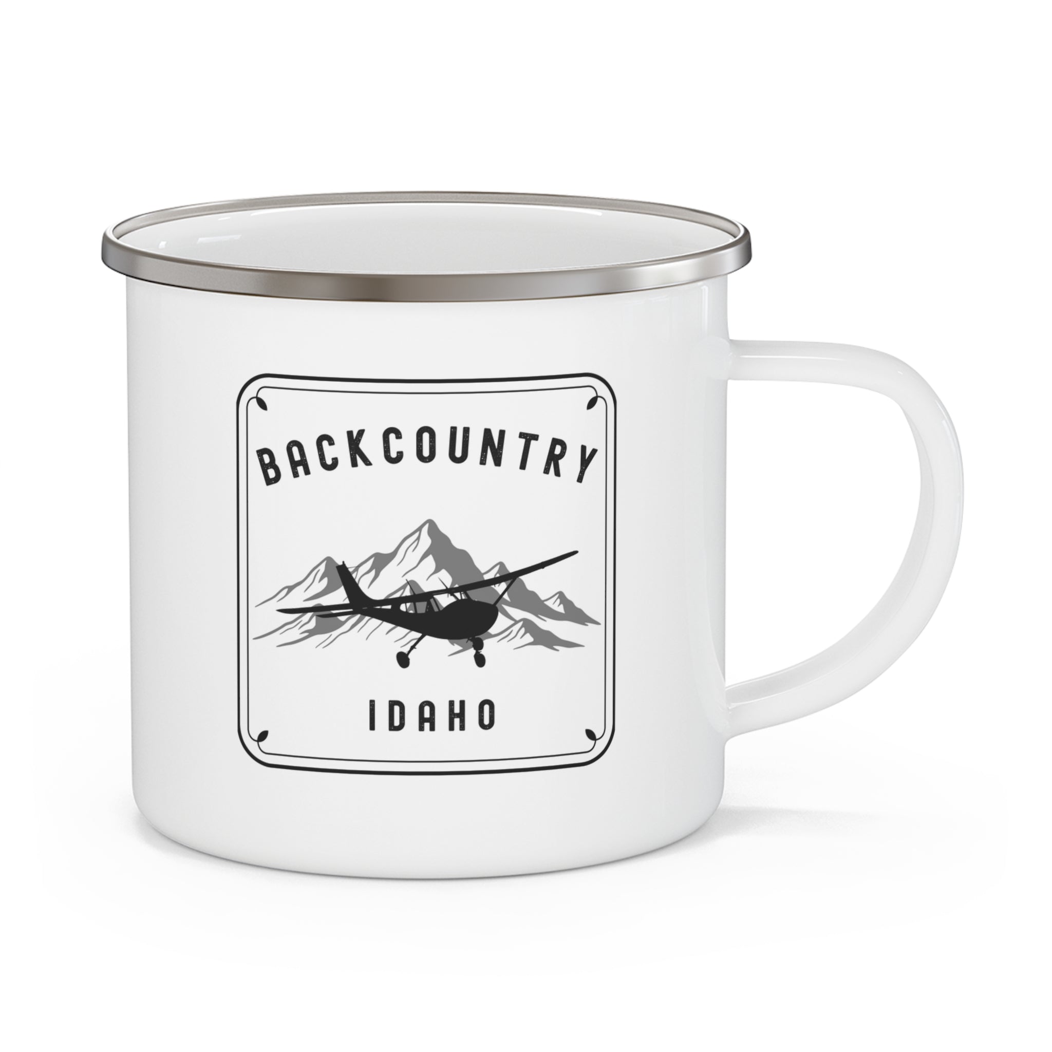 Short Final Apparel | Backcountry C182 Enamel Mug