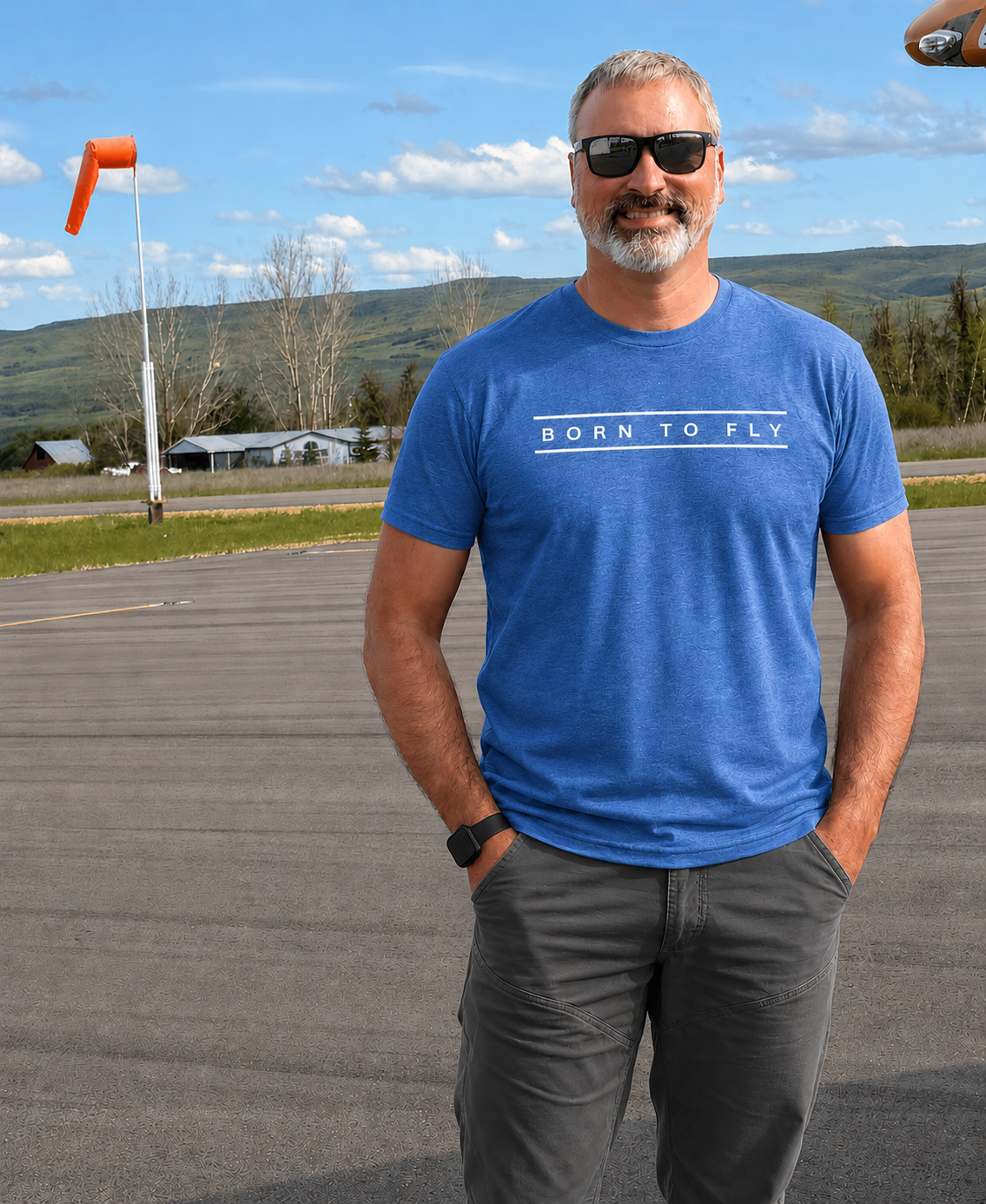 Short Final Apparel | Born To Fly Tee