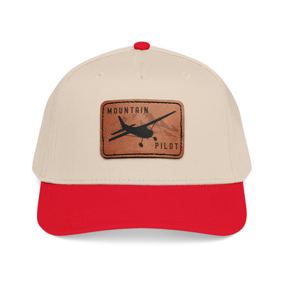 Short Final Apparel | Mountain Pilot Leather Patch Hat