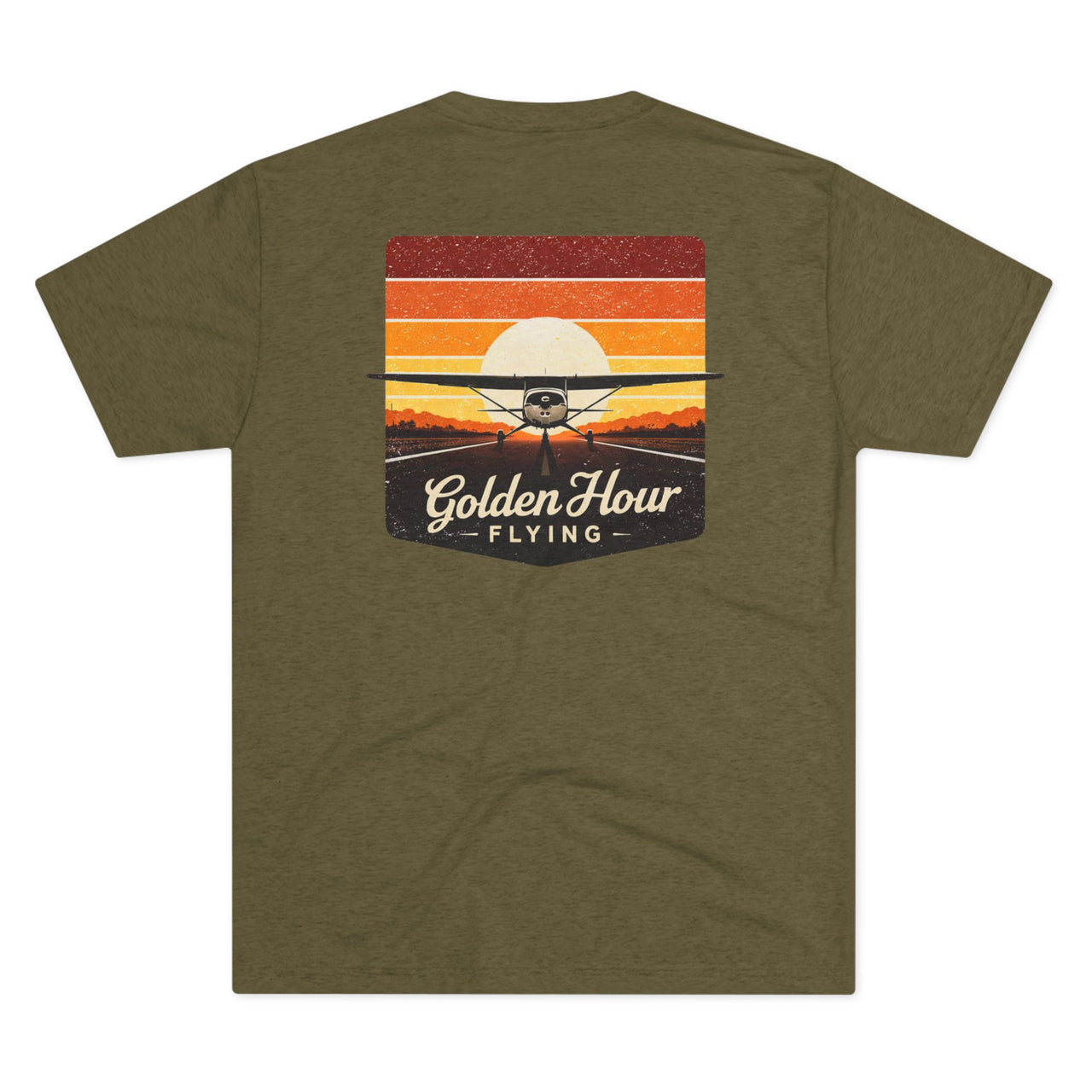 Short Final Apparel | Golden Hour Flying Tee