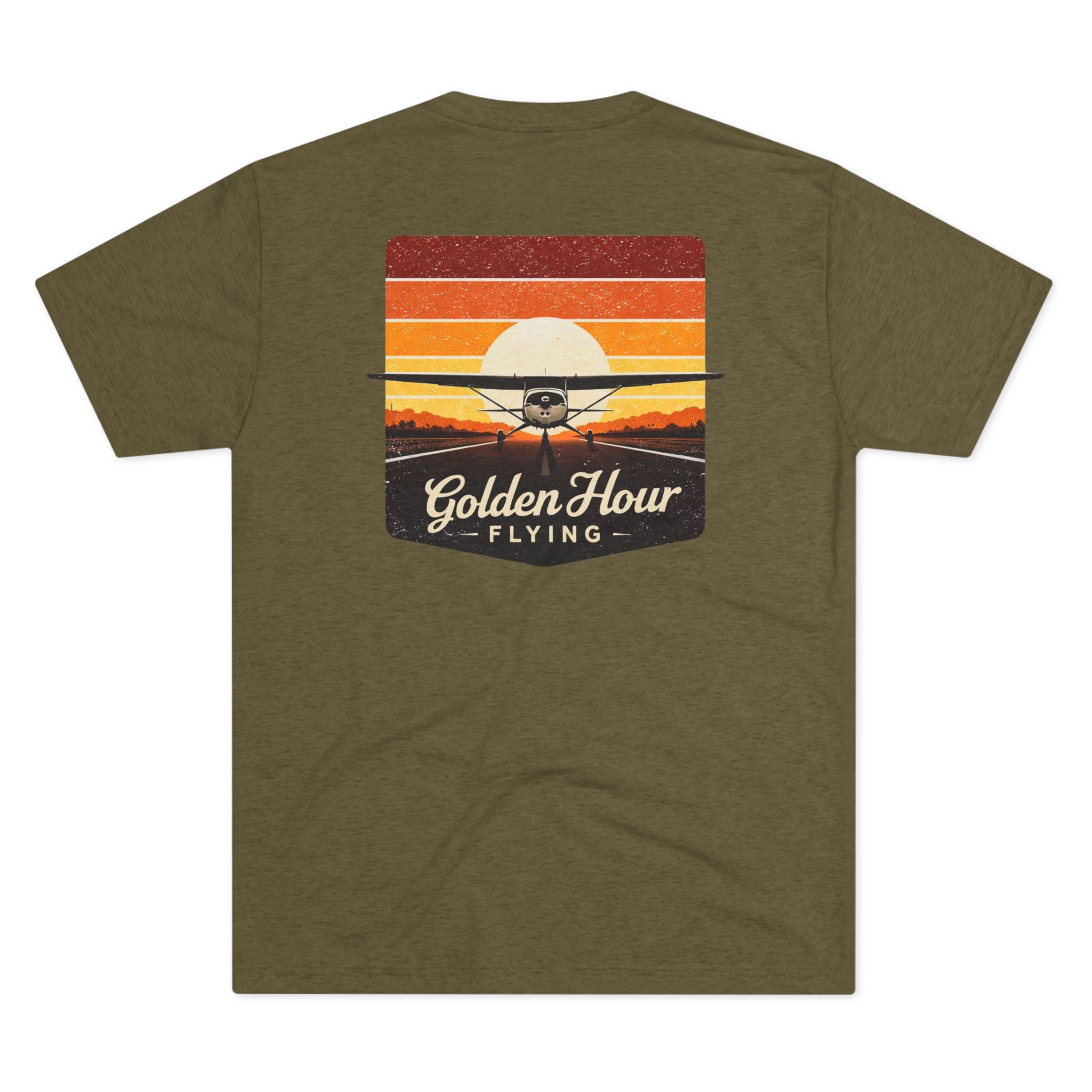 Short Final Apparel | Golden Hour Flying Tee