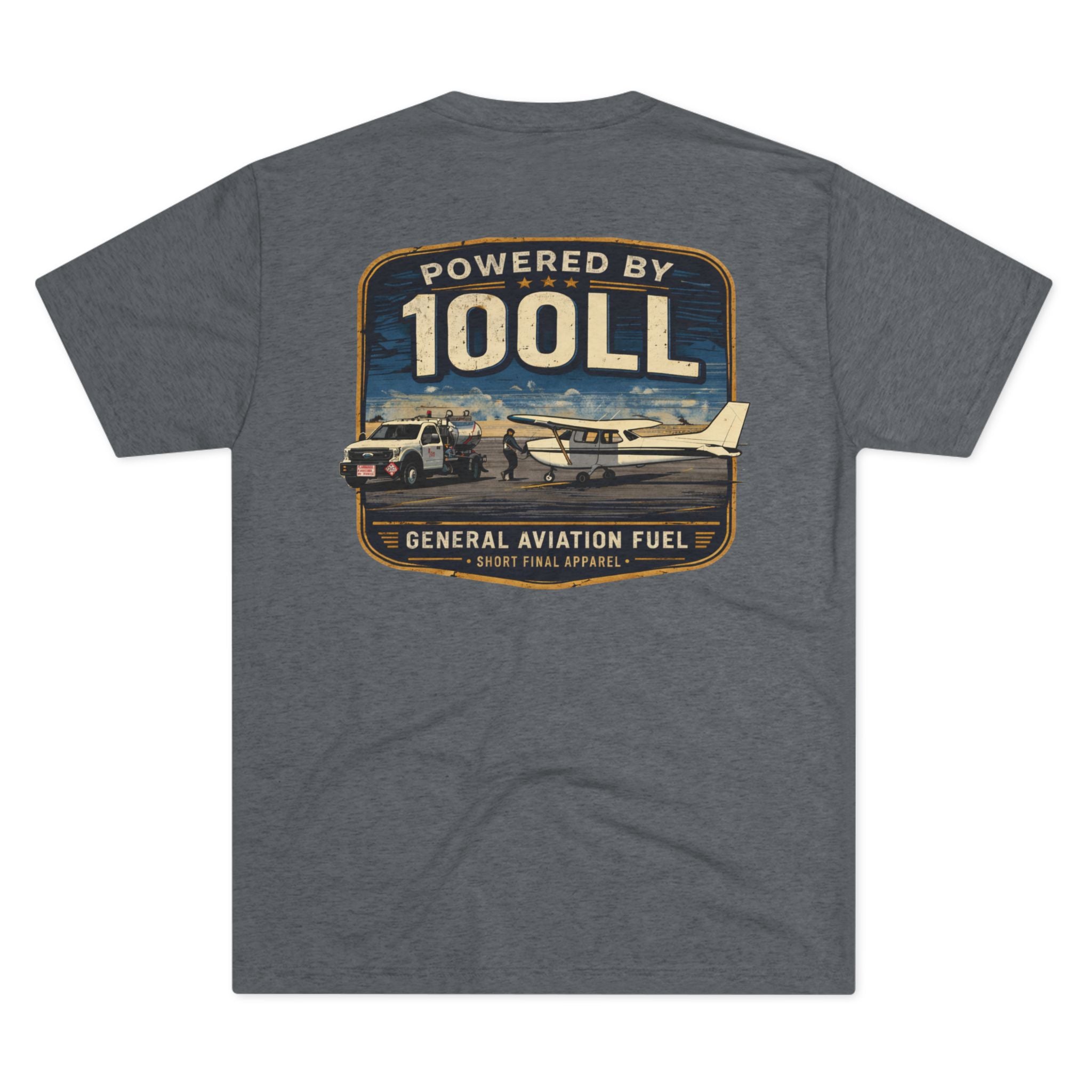 Short Final Apparel | Powered by 100LL Tee