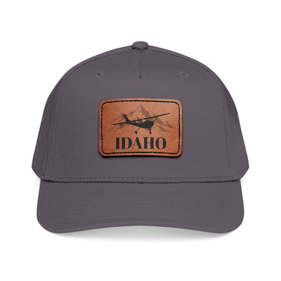 Short Final Apparel | Idaho Aviator Leather Patch Hat