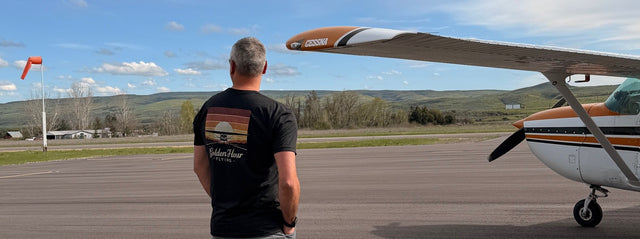 Short Final Apparel | Golden Hour Flying Tee