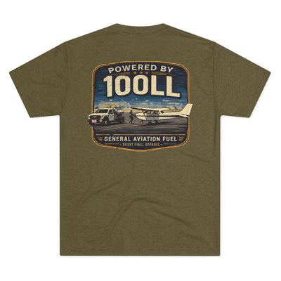 Short Final Apparel | Powered by 100LL Tee