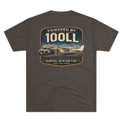 Short Final Apparel | Powered by 100LL Tee