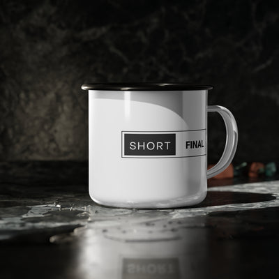 Short Final Apparel | Logo Enamel Cup