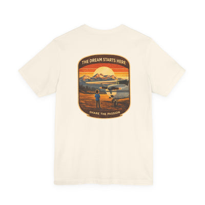 Short Final Apparel | Dream Starts Here Tee (Additional Colors)