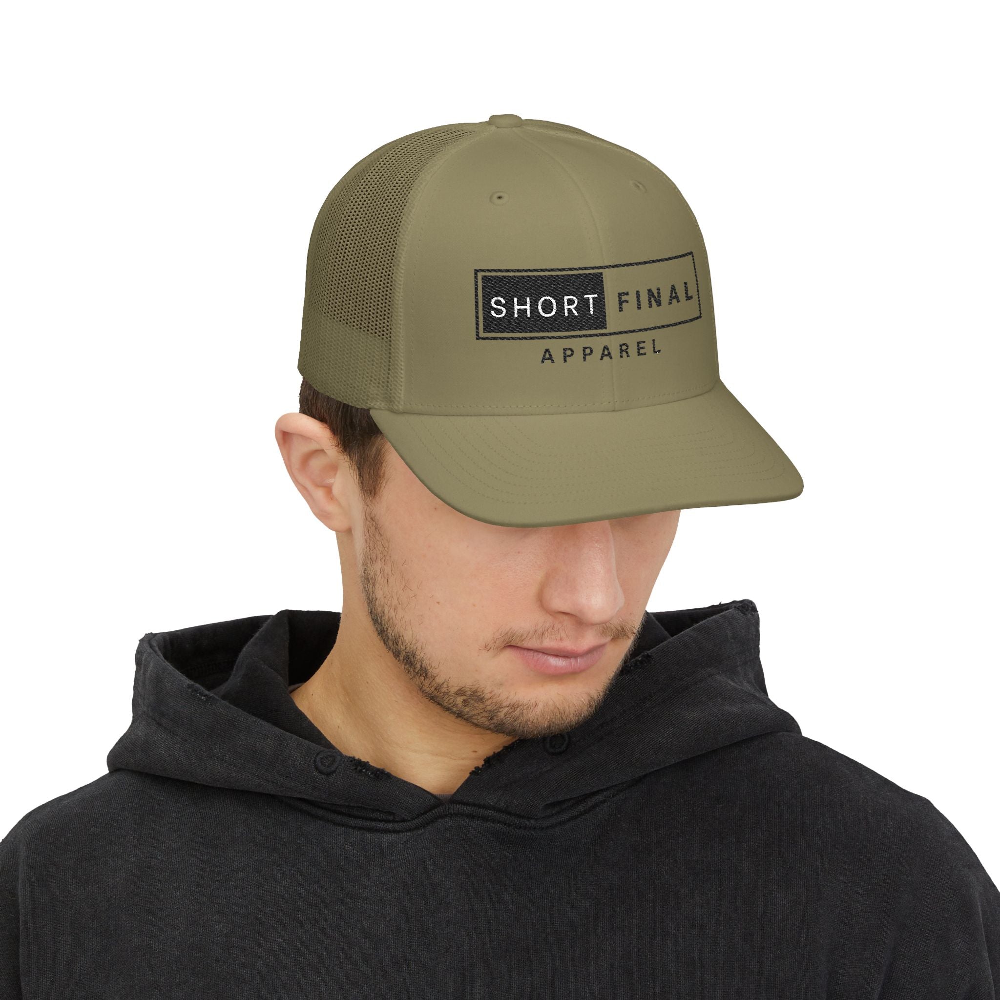 Short Final Apparel | Store Logo Snapback Trucker Cap